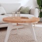 vidaXL Tablero redondo de madera maciza de haya Ø80x4 cm vidaXL Tablero redondo de madera maciza de haya Ø80x4 cm