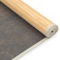 vidaXL Alfombra de bambú color natural 80x200 cm