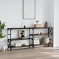 vidaXL Mesa consola madera de ingeniería marrón roble 180x29x76,5 cm vidaXL Mesa consola madera de ingeniería marrón roble 180x29x76,5 cm