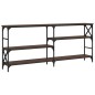 vidaXL Mesa consola madera de ingeniería marrón roble 180x29x76,5 cm vidaXL Mesa consola madera de ingeniería marrón roble 180x29x76,5 cm