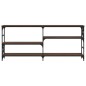 vidaXL Mesa consola madera de ingeniería marrón roble 180x29x76,5 cm vidaXL Mesa consola madera de ingeniería marrón roble 180x29x76,5 cm
