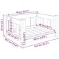 vidaXL Cama para perros madera maciza de pino 55,5x45,5x28 cm vidaXL Cama para perros madera maciza de pino 55,5x45,5x28 cm