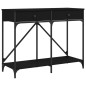 vidaXL Mesa consola madera de ingeniería negra 100x39x78,5 cm vidaXL Mesa consola madera de ingeniería negra 100x39x78,5 cm