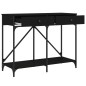 vidaXL Mesa consola madera de ingeniería negra 100x39x78,5 cm vidaXL Mesa consola madera de ingeniería negra 100x39x78,5 cm