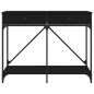 vidaXL Mesa consola madera de ingeniería negra 100x39x78,5 cm vidaXL Mesa consola madera de ingeniería negra 100x39x78,5 cm