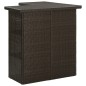 vidaXL Set de bar para jardín 8 pzas y cojines ratán sintético marrón vidaXL Set de bar para jardín 8 pzas y cojines ratán sintético marrón