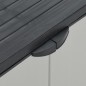 vidaXL Armario para desechos de jardín PP gris y negro 68x40x85 cm vidaXL Armario para desechos de jardín PP gris y negro 68x40x85 cm