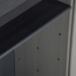 vidaXL Armario para desechos de jardín PP gris y negro 68x40x85 cm vidaXL Armario para desechos de jardín PP gris y negro 68x40x85 cm