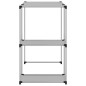 vidaXL Estantería sobre lavadora hierro gris 87x55x90,5 cm vidaXL Estantería sobre lavadora hierro gris 87x55x90,5 cm