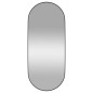 vidaXL Espejo de pared ovalado negro 25x60 cm vidaXL Espejo de pared ovalado negro 25x60 cm