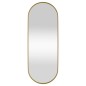 vidaXL Espejo de pared ovalado dorado 15x40 cm vidaXL Espejo de pared ovalado dorado 15x40 cm