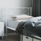 vidaXL Cabecero de metal blanco 100 cm vidaXL Cabecero de metal blanco 100 cm