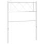 vidaXL Cabecero de metal blanco 100 cm vidaXL Cabecero de metal blanco 100 cm