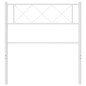 vidaXL Cabecero de metal blanco 100 cm vidaXL Cabecero de metal blanco 100 cm