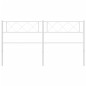 vidaXL Cabecero de metal blanco 150 cm