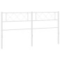 vidaXL Cabecero de metal blanco 180 cm vidaXL Cabecero de metal blanco 180 cm