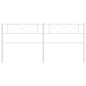 vidaXL Cabecero de metal blanco 180 cm vidaXL Cabecero de metal blanco 180 cm