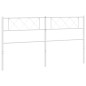 vidaXL Cabecero de metal blanco 180 cm vidaXL Cabecero de metal blanco 180 cm