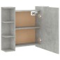 vidaXL Mueble con espejo y luces LED gris hormigón 70x16,5x60 cm vidaXL Mueble con espejo y luces LED gris hormigón 70x16,5x60 cm