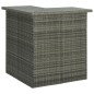 vidaXL Set de bar para jardín 8 piezas y cojines ratán sintético gris vidaXL Set de bar para jardín 8 piezas y cojines ratán sintético gris