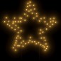 vidaXL Estrella de luz decorativa Navidad con estacas 80 LED 60 cm vidaXL Estrella de luz decorativa Navidad con estacas 80 LED 60 cm
