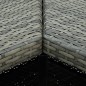 vidaXL Set de bar para jardín 8 piezas y cojines ratán sintético gris vidaXL Set de bar para jardín 8 piezas y cojines ratán sintético gris