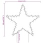 vidaXL Estrella de luz decorativa Navidad con estacas 80 LED 60 cm vidaXL Estrella de luz decorativa Navidad con estacas 80 LED 60 cm