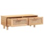 vidaXL Mesa de centro madera contrachapada y pino marrón 80x40x30 cm vidaXL Mesa de centro madera contrachapada y pino marrón 80x40x30 cm