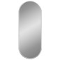 vidaXL Espejo de pared ovalado plateado 50x20 cm vidaXL Espejo de pared ovalado plateado 50x20 cm