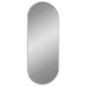 vidaXL Espejo de pared ovalado plateado 50x20 cm vidaXL Espejo de pared ovalado plateado 50x20 cm