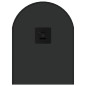 vidaXL Espejo de pared ovalado negro 60x25 cm