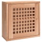 vidaXL Mueble de pared madera maciza nogal 42x18x42 cm