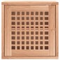 vidaXL Mueble de pared madera maciza nogal 42x18x42 cm