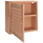 vidaXL Mueble de pared madera maciza nogal 42x18x42 cm