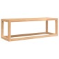 vidaXL Toallero de madera maciza nogal 60x20x20 cm vidaXL Toallero de madera maciza nogal 60x20x20 cm