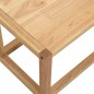 vidaXL Toallero de madera maciza nogal 60x20x20 cm vidaXL Toallero de madera maciza nogal 60x20x20 cm