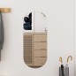 vidaXL Espejo de pared vidrio ovalado 25x60 cm vidaXL Espejo de pared vidrio ovalado 25x60 cm