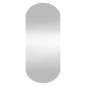 vidaXL Espejo de pared vidrio ovalado 25x60 cm vidaXL Espejo de pared vidrio ovalado 25x60 cm