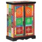 vidaXL Aparador pintado a mano puertas madera maciza mango 53x30x75 cm vidaXL Aparador pintado a mano puertas madera maciza mango 53x30x75 cm