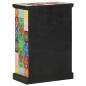 vidaXL Aparador pintado a mano puertas madera maciza mango 53x30x75 cm vidaXL Aparador pintado a mano puertas madera maciza mango 53x30x75 cm