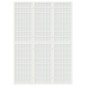 vidaXL Biombo plegable con 3 paneles estilo japonés blanco 120x170 cm vidaXL Biombo plegable con 3 paneles estilo japonés blanco 120x170 cm