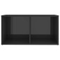 vidaXL Muebles de salón 6 piezas madera de ingeniería gris brillo vidaXL Muebles de salón 6 piezas madera de ingeniería gris brillo