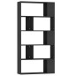 vidaXL Estantería/divisor madera contrachapada negro 80x24x159 cm vidaXL Estantería/divisor madera contrachapada negro 80x24x159 cm