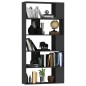 vidaXL Estantería/divisor madera contrachapada negro 80x24x159 cm vidaXL Estantería/divisor madera contrachapada negro 80x24x159 cm