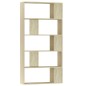 vidaXL Estantería madera contrachapada color roble Sonoma 80x24x159 cm vidaXL Estantería madera contrachapada color roble Sonoma 80x24x159 cm