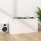 vidaXL Caja para discos vinilo madera contrachapada blanco 71x34x36cm vidaXL Caja para discos vinilo madera contrachapada blanco 71x34x36cm