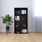 vidaXL Estantería/Aparador madera contrachapada negro 66x30x130 cm vidaXL Estantería/Aparador madera contrachapada negro 66x30x130 cm