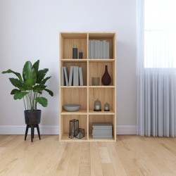 vidaXL Estantería/Aparador madera contrachapada roble 66x30x97,8 cm