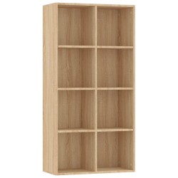 vidaXL Estantería/Aparador madera contrachapada roble 66x30x97,8 cm