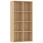 vidaXL Estantería/Aparador madera contrachapada roble 66x30x97,8 cm